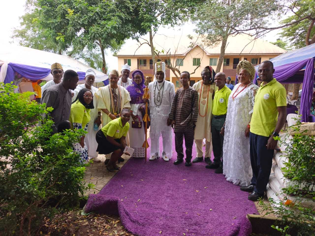 Royal visit of the Olowu of Owu Kingdom to Hope Resource.